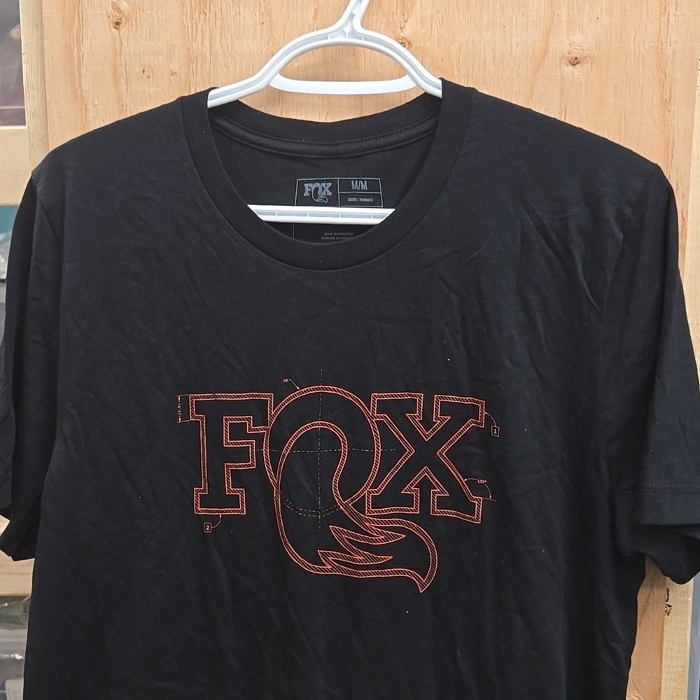 Fox Size M Black Classic Crew Neck T-Shirt - Picture 2 of 6